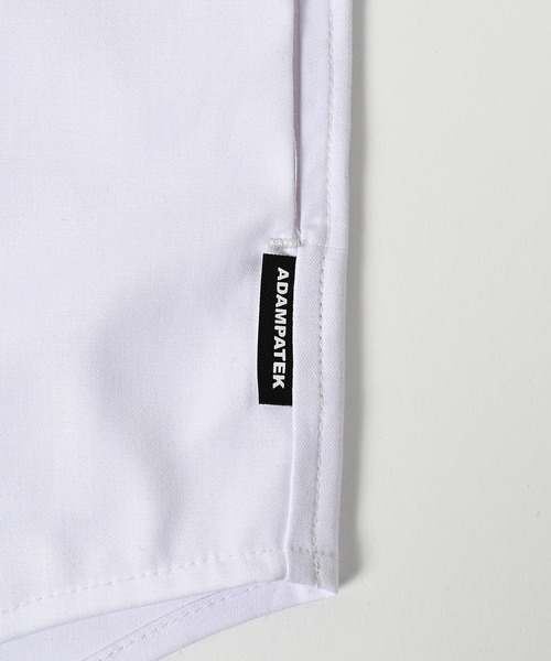 ADAM PATEK(アダムパテック)の「【ADAMPATEK/アダムパテック】ap embroidery short sleeve shirt/刺繍入りルーズ半袖シャツ(シャツ/ブラウス・レディース・ホワイト/ブラック/ブルー・1/2)」の5枚目の写真