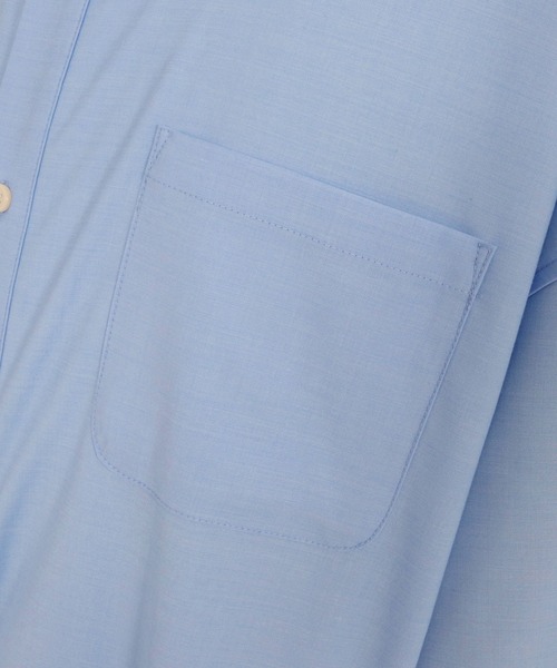 ADAM PATEK(アダムパテック)の「【ADAMPATEK/アダムパテック】ap embroidery short sleeve shirt/刺繍入りルーズ半袖シャツ(シャツ/ブラウス・レディース・ホワイト/ブラック/ブルー・1/2)」の13枚目の写真