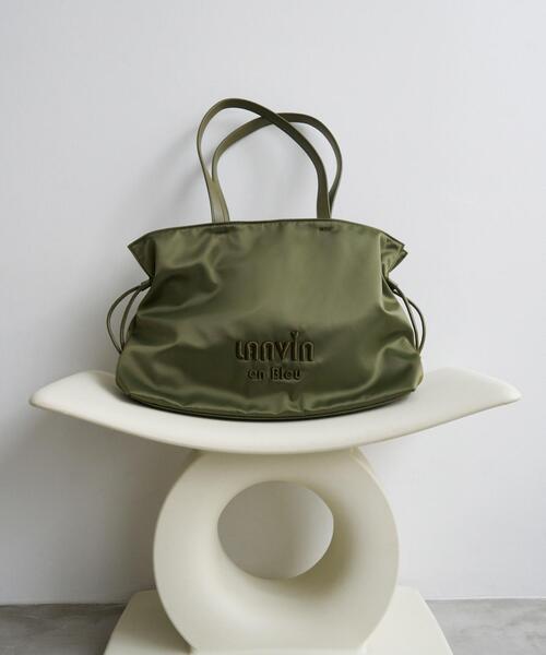 ■LANVIN■ランバン サテンナイロンドロストトートバッグ小 サテンナイロンドロストトートバッグ小（トートバッグ）｜LANVIN