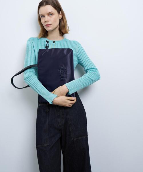■LANVIN■ランバン サテンナイロンドロストトートバッグ小 サテンナイロンドロストトートバッグ小（トートバッグ）｜LANVIN