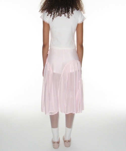 CRANK（クランク）の「【CRANK】LACE HEART PRINTING TOP / 【クランク】レースハートプリントTシャツ（Tシャツ/カットソー・レディース・ブラック/ライトブルー/ホワイト・ONE SIZE）」の8枚目の写真