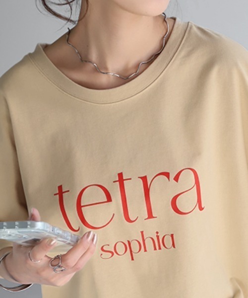 HUG.U(ハグユー)の「ロゴTシャツ(Tシャツ/カットソー・レディース・ホワイト/クリーム/ブラック/ライトブルー/ブラック系その他/ホワイト系その他・FREE)」の20枚目の写真