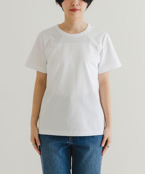 URBAN RESEARCH（アーバンリサーチ）の「『UR TECH』ベーシックTシャツ（Tシャツ/カットソー・レディース・ホワイト・2/3/1）」の2枚目の写真