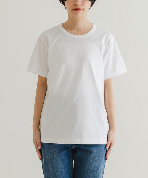 URBAN RESEARCH（アーバンリサーチ）の「『UR TECH』ベーシックTシャツ（Tシャツ/カットソー・レディース・ホワイト・2/3/1）」の3枚目の写真