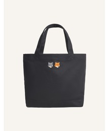 Maison Kitsune(���]���L�c�l)��DOUBLE FOX HEAD PATCH TOTE BAG(�g�[�g�o�b�O)