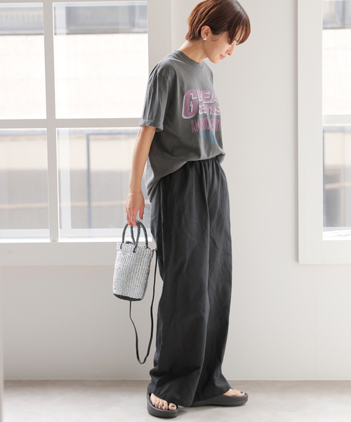 JOURNAL STANDARD relume(ジャーナルスタンダード レリューム)の「リネンコットンイージーパンツ(その他パンツ・レディース・ブラック・FREE)」の10枚目の写真