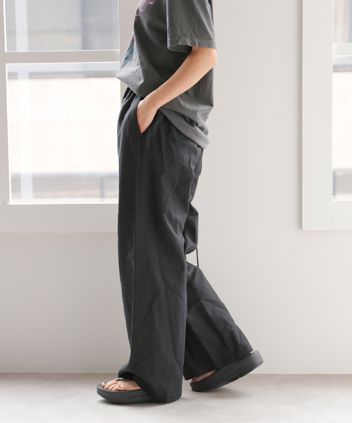 JOURNAL STANDARD relume｜リネンコットンイージーパンツ