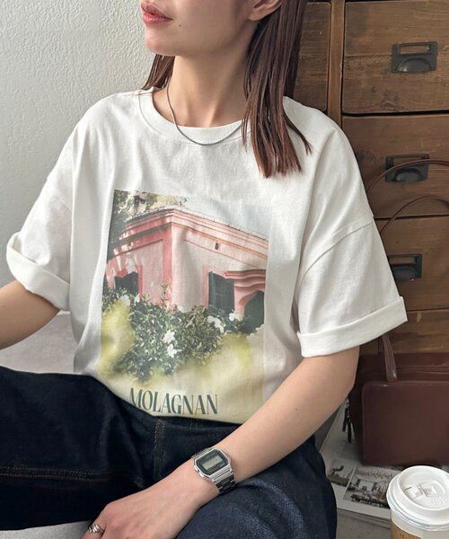 DISCOAT(ディスコート)の「【WEB限定】ボタニカルアソートフォトTシャツ(Tシャツ/カットソー・レディース・ホワイト系その他3/ホワイト系その他/ホワイト系その他2・FREE)」の19枚目の写真