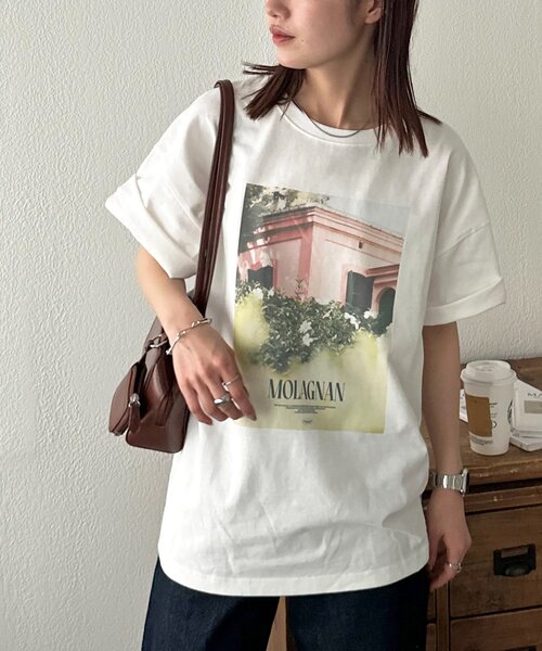 DISCOAT(ディスコート)の「【WEB限定】ボタニカルアソートフォトTシャツ(Tシャツ/カットソー・レディース・ホワイト系その他3/ホワイト系その他/ホワイト系その他2・FREE)」の20枚目の写真
