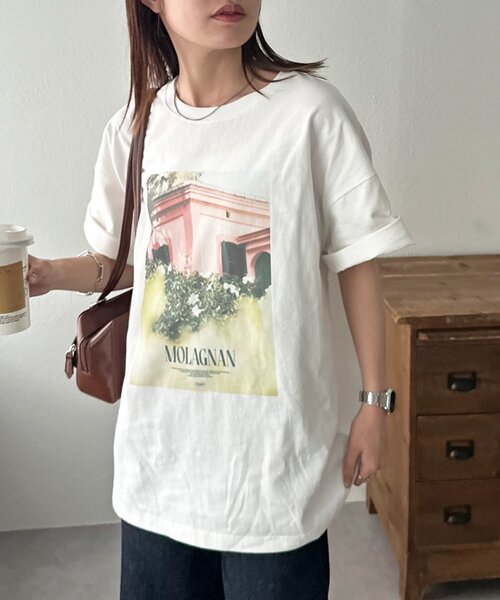 DISCOAT(ディスコート)の「【WEB限定】ボタニカルアソートフォトTシャツ(Tシャツ/カットソー・レディース・ホワイト系その他3/ホワイト系その他/ホワイト系その他2・FREE)」の21枚目の写真