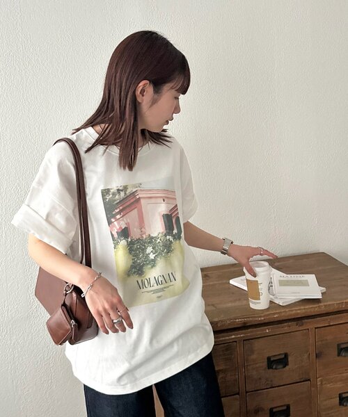 DISCOAT(ディスコート)の「【WEB限定】ボタニカルアソートフォトTシャツ(Tシャツ/カットソー・レディース・ホワイト系その他3/ホワイト系その他/ホワイト系その他2・FREE)」の22枚目の写真