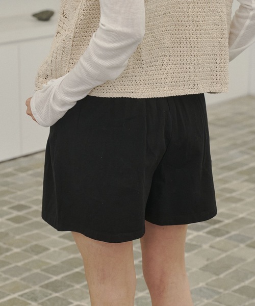Lutim by u(ルチバイユー)の「Club short pants / クラブショートパンツ(その他パンツ・レディース・ブラック/ベージュ/ナチュラル・FREE)」の8枚目の写真