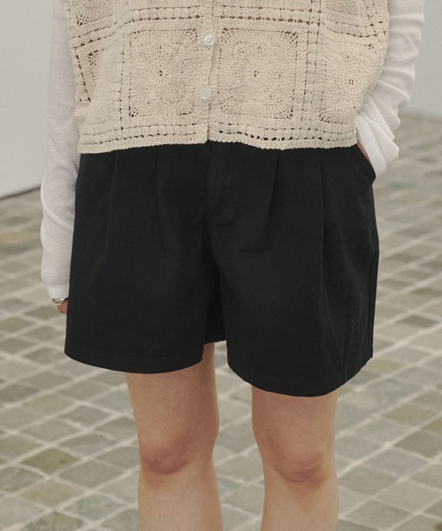 Lutim by u(ルチバイユー)の「Club short pants / クラブショートパンツ(その他パンツ・レディース・ブラック/ベージュ/ナチュラル・FREE)」の10枚目の写真