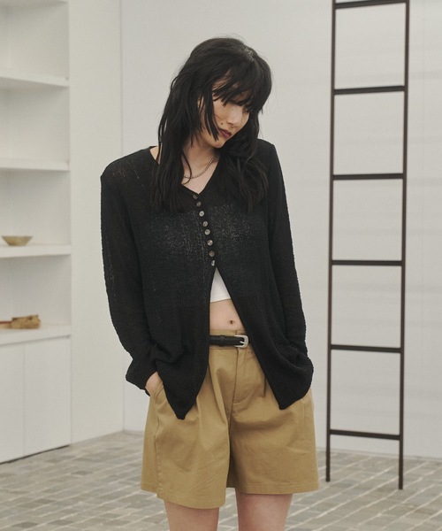 Lutim by u(ルチバイユー)の「Club short pants / クラブショートパンツ(その他パンツ・レディース・ブラック/ベージュ/ナチュラル・FREE)」の21枚目の写真