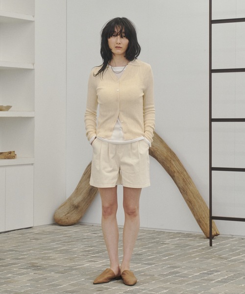 Lutim by u(ルチバイユー)の「Club short pants / クラブショートパンツ(その他パンツ・レディース・ブラック/ベージュ/ナチュラル・FREE)」の11枚目の写真