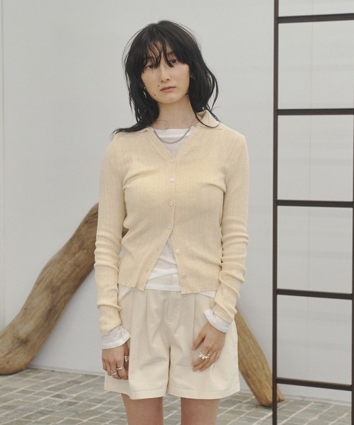 Lutim by u(ルチバイユー)の「Club short pants / クラブショートパンツ(その他パンツ・レディース・ブラック/ベージュ/ナチュラル・FREE)」の15枚目の写真