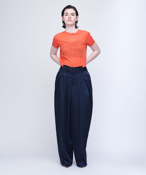 AEWEN MATOPH(イウエン マトフ)の「<AEWEN MATOPH>シアー Tシャツ(Tシャツ/カットソー・レディース・ホワイト/ブラック/オレンジ/ライラック/ダークブラウン/ダークグレー・FREE)」の17枚目の写真