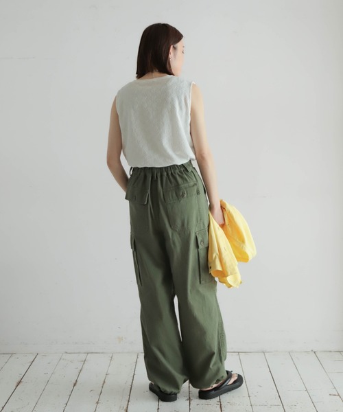 NOMBRE IMPAIR(ノンブルアンペール)の「イレギュラーブロックチェック ラウンドヘムタンク(Tシャツ/カットソー・レディース・ホワイト/チャコールグレー・FREE)」の6枚目の写真