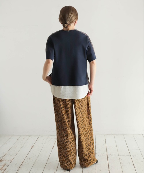 NOMBRE IMPAIR(ノンブルアンペール)の「イレギュラーブロックチェック ラウンドヘムタンク(Tシャツ/カットソー・レディース・ホワイト/チャコールグレー・FREE)」の12枚目の写真