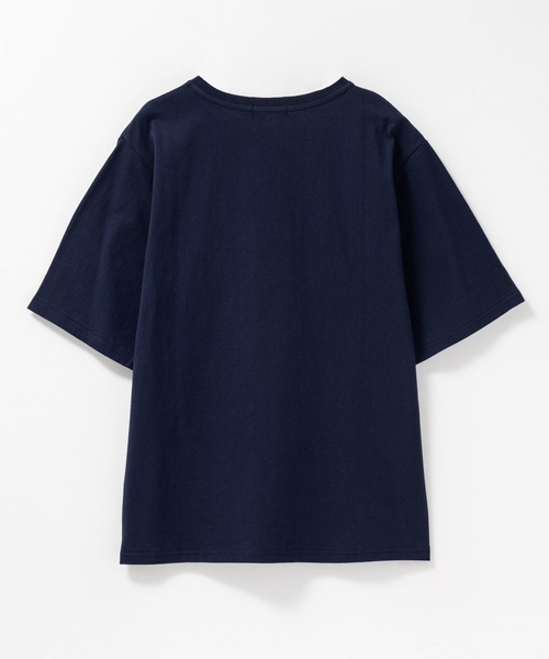 Mac-House(マックハウス)の「フラワー刺繍カレッジプリントTシャツ(Tシャツ/カットソー・レディース・ホワイト/ネイビー/グレー・M/L)」の12枚目の写真