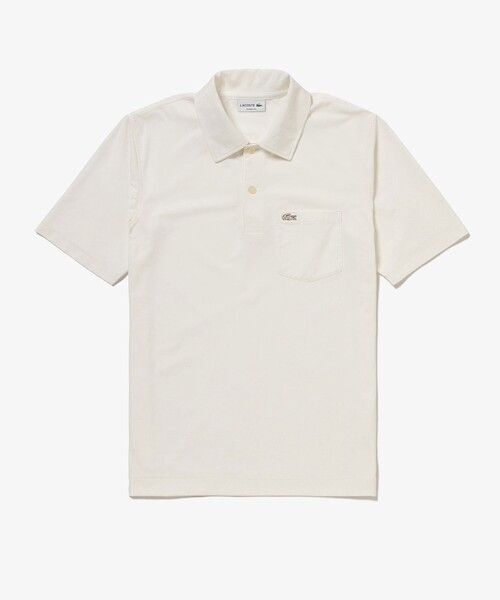 LACOSTE(ラコステ)の「速乾ストレッチシングルジャージポロシャツ(ポロシャツ・メンズ・ホワイト/ブルー/ネイビー・3/4/6/5)」の7枚目の写真