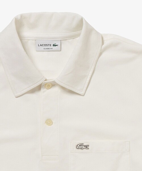 LACOSTE(ラコステ)の「速乾ストレッチシングルジャージポロシャツ(ポロシャツ・メンズ・ホワイト/ブルー/ネイビー・3/4/6/5)」の8枚目の写真