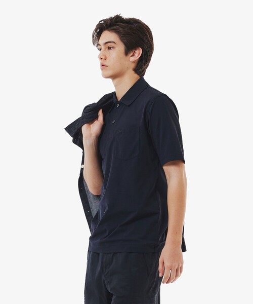 LACOSTE(ラコステ)の「速乾ストレッチシングルジャージポロシャツ(ポロシャツ・メンズ・ホワイト/ブルー/ネイビー・3/4/6/5)」の12枚目の写真