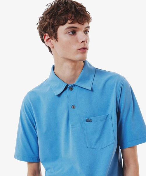 LACOSTE(ラコステ)の「速乾ストレッチシングルジャージポロシャツ(ポロシャツ・メンズ・ホワイト/ブルー/ネイビー・3/4/6/5)」の19枚目の写真