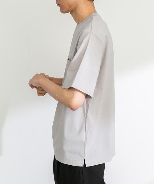 URBAN RESEARCH Sonny Label(アーバンリサーチサニーレーベル)の「『吸水速乾』クイックドライリネンタッチTEE(Tシャツ/カットソー・メンズ・スミクロ/ネイビー/ブルー/ライトグレー・MEDIUM/LARGE)」の13枚目の写真