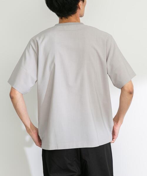 URBAN RESEARCH Sonny Label(アーバンリサーチサニーレーベル)の「『吸水速乾』クイックドライリネンタッチTEE(Tシャツ/カットソー・メンズ・スミクロ/ネイビー/ブルー/ライトグレー・MEDIUM/LARGE)」の14枚目の写真