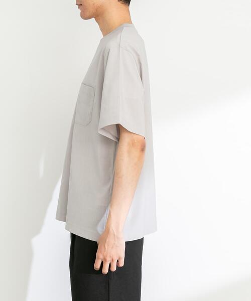 URBAN RESEARCH Sonny Label(アーバンリサーチサニーレーベル)の「『吸水速乾』クイックドライリネンタッチTEE(Tシャツ/カットソー・メンズ・スミクロ/ネイビー/ブルー/ライトグレー・MEDIUM/LARGE)」の20枚目の写真