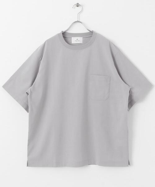 URBAN RESEARCH Sonny Label(アーバンリサーチサニーレーベル)の「『吸水速乾』クイックドライリネンタッチTEE(Tシャツ/カットソー・メンズ・スミクロ/ネイビー/ブルー/ライトグレー・MEDIUM/LARGE)」の22枚目の写真