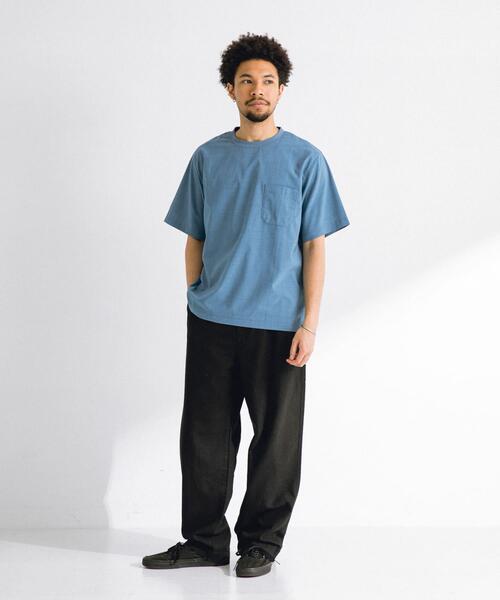 セール】『吸水速乾』クイックドライリネンタッチTシャツ（T