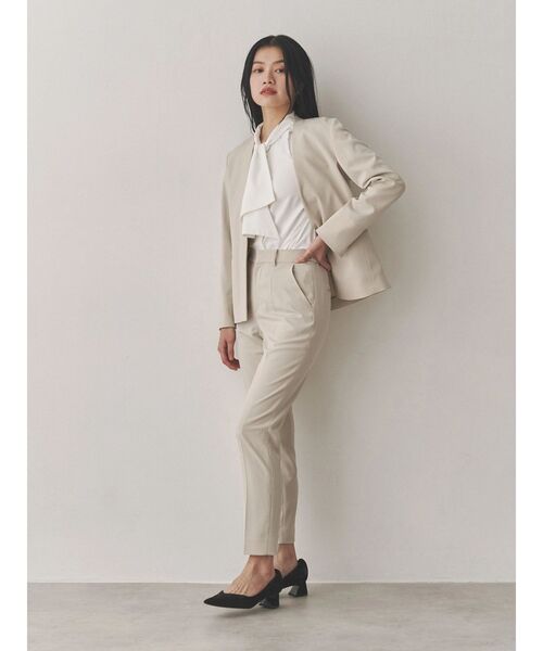 TONAL（トーナル）の「スーツスリムパンツ（その他パンツ・レディース・ブラック/ベージュ/グレー/ネイビー・SMALL/MEDIUM/LARGE）」の17枚目の写真