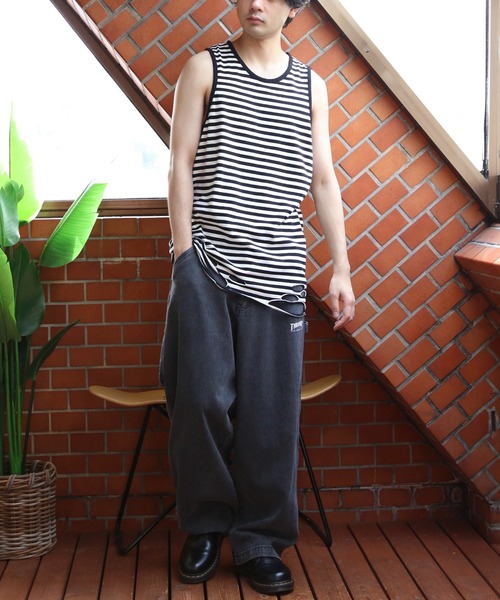 ８(eight)（エイト）の「ダメージ加工タンクトップ（タンクトップ・メンズ・ホワイト系その他/オフホワイト/チャコールグレー/ブラック/グレー系その他・FREE）」の6枚目の写真