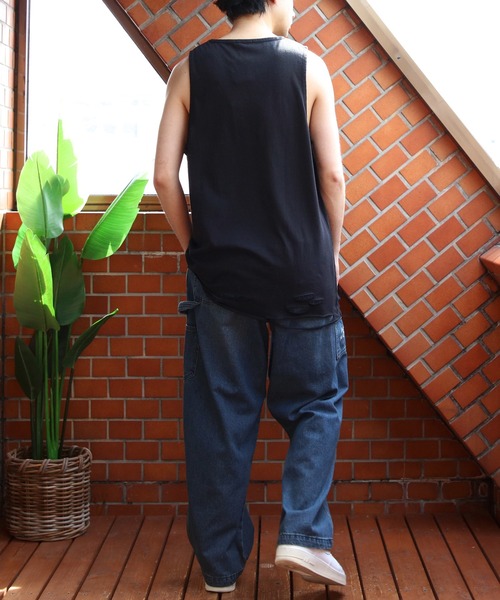 ８(eight)（エイト）の「ダメージ加工タンクトップ（タンクトップ・メンズ・ホワイト系その他/オフホワイト/チャコールグレー/ブラック/グレー系その他・FREE）」の21枚目の写真