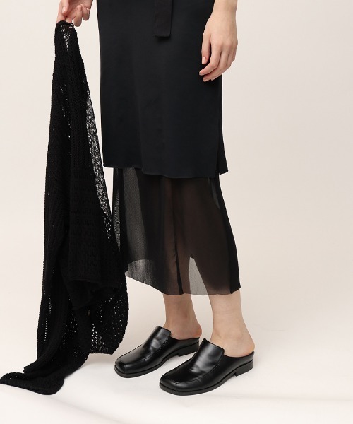leinwande（ラインヴァンド）の「【leinwande】Square Clogs（スリッポン・レディース・ブラック/ブラウン・1/36）」の8枚目の写真
