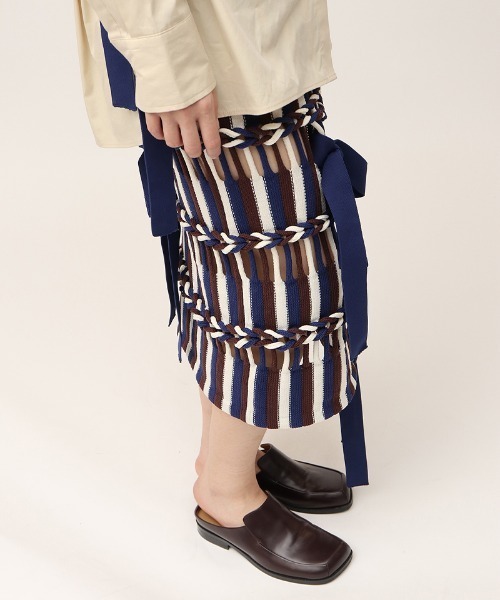 leinwande（ラインヴァンド）の「【leinwande】Square Clogs（スリッポン・レディース・ブラック/ブラウン・1/36）」の4枚目の写真