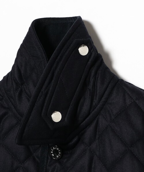 Mackintosh（マッキントッシュ）の「【別注】MACKINTOSH / WAVERLY ウール キルティングジャケット（ブルゾン・メンズ・ネイビー/ブラック・40/38/36/34）」の9枚目の写真