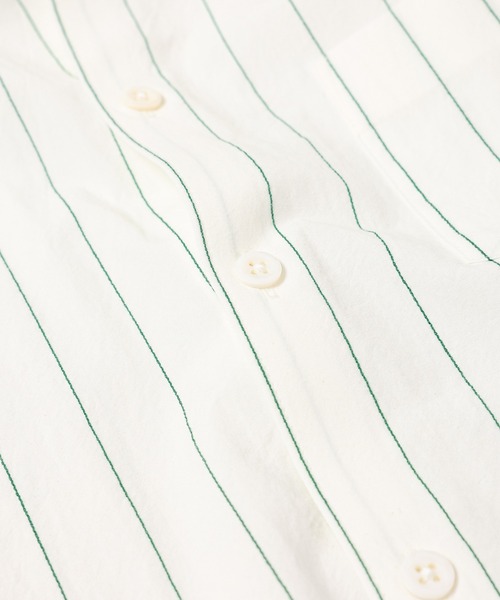 DIGAWEL（ディガウェル）の「S/S Shirt (generic) ③ stripe（シャツ/ブラウス・メンズ・レッド/ブルー/グリーン・2）」の5枚目の写真