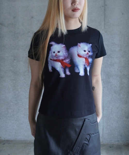 Ashley Williams Ssense Exclusive Cat Miniskirt | Lyst Australia