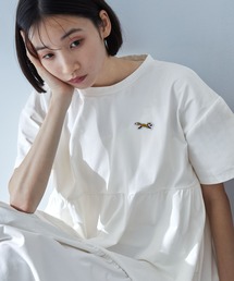 PENNEYS | <速乾>PENNEYS/ペニーズ 別注 THE FOX ロゴ ワンポイントワッペン刺繍 ティアード切り替え半袖ワンピース(ワンピース)