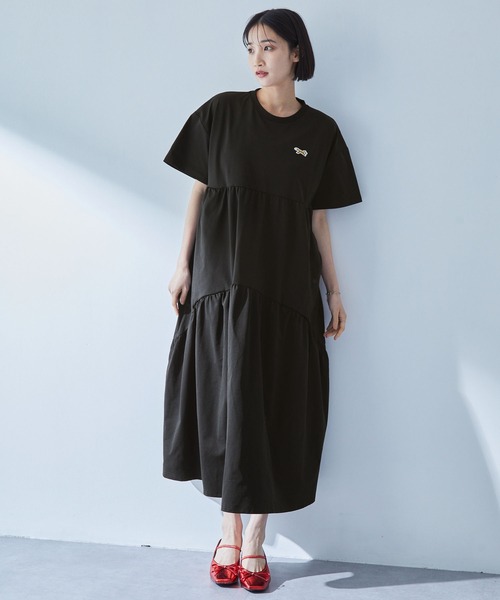 速乾>PENNEYS/ペニーズ 別注 THE FOX ロゴ ワンポイントワッペン刺繍