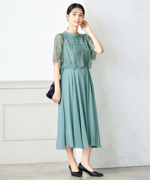 レースドッキングワンピース（ドレス）｜a.v.v（アーヴェヴェ）の