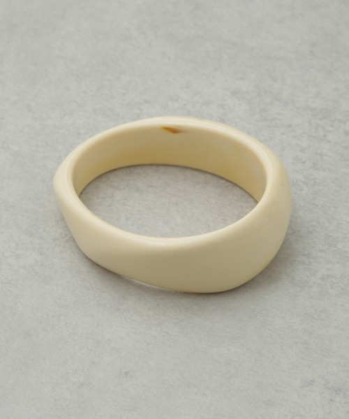 NANO universe（ナノユニバース）の「ワイドマーブルバングル（バングル/リストバンド・レディース・アイボリー/カーキ/グレー系その他4・FREE）」の5枚目の写真