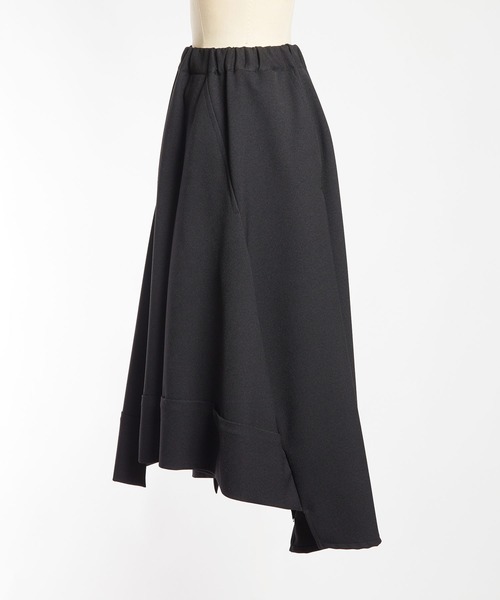 gomme（ゴム）の「ウーリーツイル　チェンジスカート（スカート・レディース・ボルドー/ブラック・MEDIUM）」の11枚目の写真