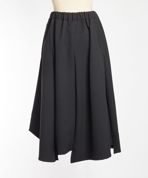 gomme（ゴム）の「ウーリーツイル　チェンジスカート（スカート・レディース・ボルドー/ブラック・MEDIUM）」の12枚目の写真