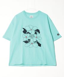 BEAVER | B omnivore/ビーオムニボー　16/10 E天竺 フラワー刺繍 S/S TEE(Tシャツ/カットソー)