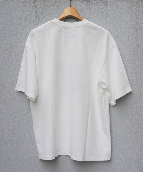 BEAVER(ビーバー)の「B omnivore/ビーオムニボー 16/10 E天竺 フラワー刺繍 S/S TEE(Tシャツ/カットソー・メンズ・その他18/ホワイト・L/M)」の8枚目の写真
