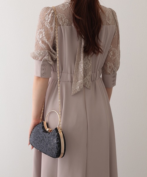 Lace Ladies(レースレディース)の「リング ハンドル スパンコール パーティー バッグ(クラッチバッグ・レディース・シルバー/ゴールド/ブラック・FREE)」の11枚目の写真